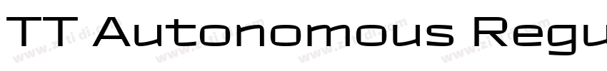 TT Autonomous Regula字体转换